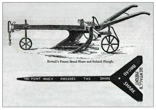 Bentalls Goldhanger plough in the 1851 exhibition.JPG