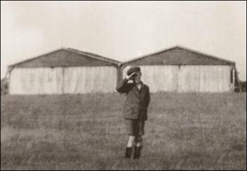Dobson boy at airfield