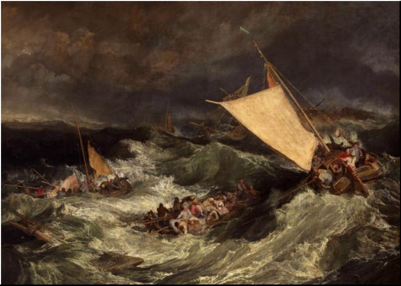 Fishermen at Sea by J. M. W. Turner