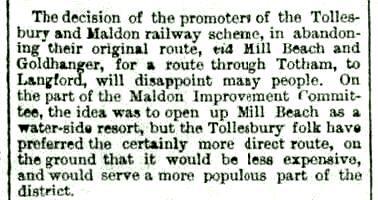 1882 - Railway abandoned
